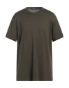 Dolce & Gabbana Man T-shirt Military Green Size 50 Cotton