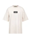 Dolce & Gabbana Man T-shirt Off White Size S Cotton, Polyamide, Elastane In Neutral