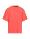 Dolce & Gabbana Man T-shirt Orange Size 46 Polyester, Brass