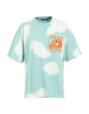 Dolce & Gabbana Blue Cotton Short Sleeve T-shirt In Blue