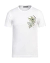 Dolce & Gabbana Man T-shirt White Size 34 Cotton, Viscose, Polyester In White