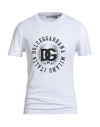 Dolce & Gabbana Man T-shirt White Size 36 Cotton