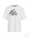 Dolce & Gabbana Man T-shirt White Size 44 Cotton, Polyamide, Elastane In White