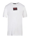 Dolce & Gabbana Man T-shirt White Size 46 Polyester In White