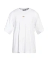 Dolce & Gabbana Man T-shirt White Size 46 Cotton