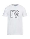 Dolce & Gabbana Logo-monogram-print T-shirt In White