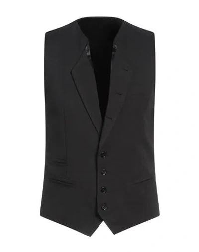 Dolce & Gabbana Man Tailored Vest Black Size 38 Cotton
