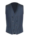 Dolce & Gabbana Man Tailored Vest Blue Size 44 Virgin Wool In Blue