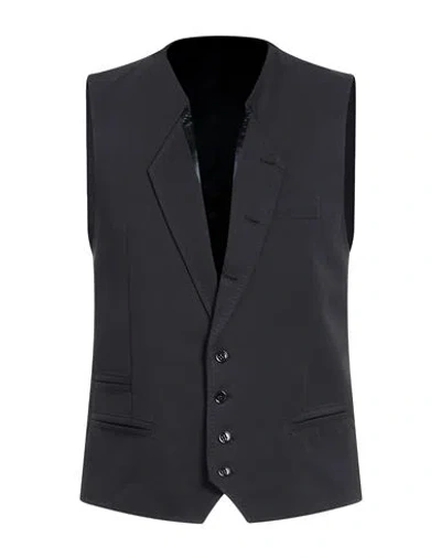 Dolce & Gabbana Man Tailored Vest Midnight Blue Size 36 Cotton