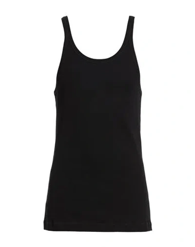 Dolce & Gabbana Man Tank Top Black Size 50 Cotton