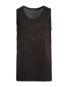 Dolce & Gabbana Man Tank Top Dark Brown Size L Cotton In Brown