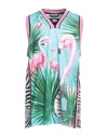 Dolce & Gabbana Tank Tops In Blue