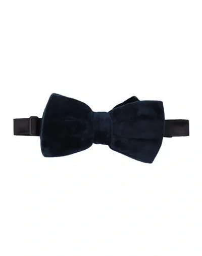 Dolce & Gabbana Man Ties & Bow Ties Midnight Blue Size - Cotton, Elastane