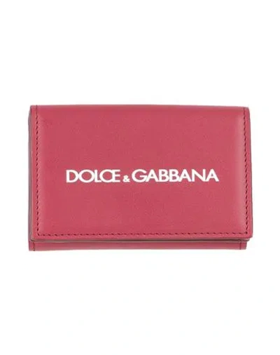 Dolce & Gabbana Man Wallet Brick Size - Calfskin In Brown
