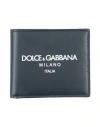 Dolce & Gabbana Man Wallet Midnight Blue Size - Calfskin