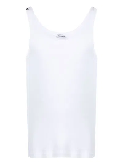 DOLCE & GABBANA DOLCE & GABBANA MARCELLO RIBBED KNIT TANK TOP