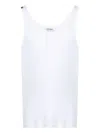 Dolce & Gabbana Jersey Tank Top In White