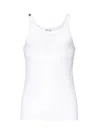 Dolce & Gabbana Marcello Ribbed Tank Top In White