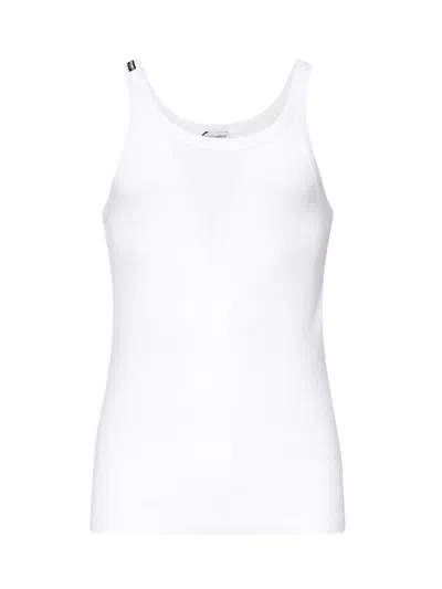 Dolce & Gabbana Marcello Ribbed Tank Top In White