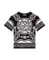 Dolce & Gabbana Marina-print Cotton T-shirt In Black