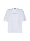 Dolce & Gabbana Oversized T-shirt Aus Baumwolljersey In Bianco Otticco