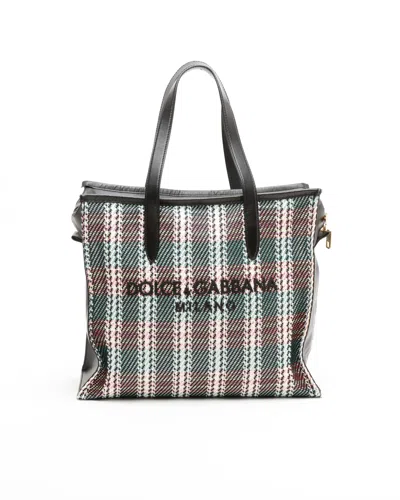 Dolce & Gabbana Market Shopping Bag In Multi