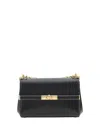 Dolce & Gabbana Compact Marlene Leather Shoulder Bag In Black