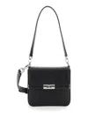 Dolce & Gabbana 'marlene' Black Shoulder Bag With Twist Closure And Logo On The Back In Black