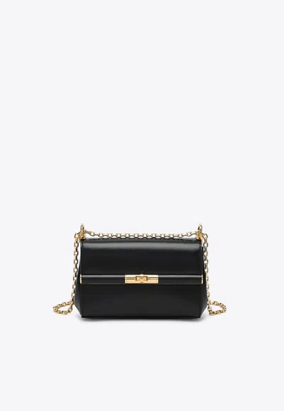 DOLCE & GABBANA MARLENE CALF LEATHER SHOULDER BAG