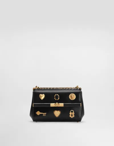 Dolce & Gabbana Marlene City Mini Bag In Palmated Calfskin In Multi