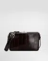 Dolce & Gabbana Marlene Eel Leather Shoulder Bag In Black