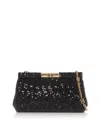 Dolce & Gabbana Marlene Medium Sequined Clutch Bag In Black