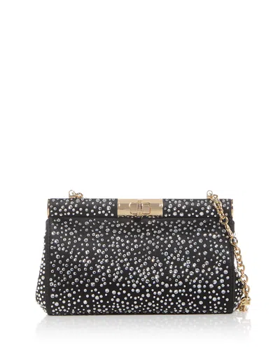DOLCE & GABBANA MARLENE EMBELLISHED SMALL SHOULDER BAG