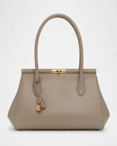Dolce & Gabbana Marlene Everyday Bag In Light Gray
