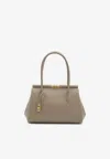 Dolce & Gabbana Marlene Everyday Grained Leather Shoulder Bag In Sand
