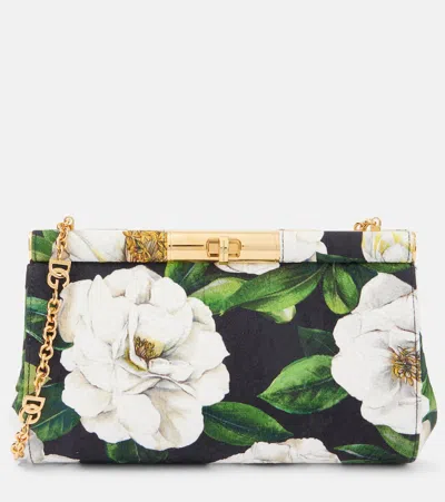DOLCE & GABBANA MARLENE FLORAL BROCADE CLUTCH