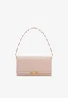 Dolce & Gabbana Marlene Grained Leather Clutch Bag In Pink