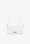Dolce & Gabbana Marlene Grained Leather Clutch Bag In White