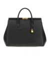 Dolce & Gabbana Structured Leather Shoulder Bag Padlock