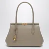 Dolce & Gabbana Marlene Everyday Shoulder Bag In Grained Leather In Brown