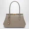 Dolce & Gabbana Marlene Everyday Shoulder Bag In Grained Leather In Brown