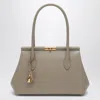 Dolce & Gabbana Marlene Everyday Shoulder Bag In Grained Leather In Brown