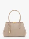 Dolce & Gabbana Marlene Leather Handbag With Charm Detail On The Front