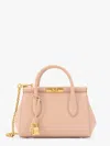Dolce & Gabbana Marlene Leather Handbag With Logo Print