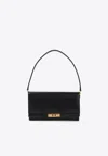 Dolce & Gabbana Marlene Calf Leather Shoulder Bag In Black