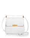Dolce & Gabbana Marlene Leather Shoulder Bag In Optical White