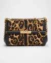 Dolce & Gabbana Marlene Leopard Chain Crossbody Bag