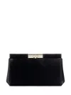 Dolce & Gabbana Marlene Small Satin Shoulder Bag In Black
