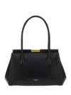 Dolce & Gabbana 'marlene Medium' Black Handbag With With Logo Embossed On The Back In Black
