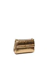 Dolce & Gabbana Marlene Metallic Leather Shoulder Bag